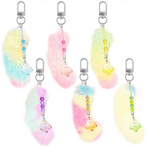 景品用玩具｜ゆめかわシマエナガのしっぽキーホルダーの通販｜格安卸