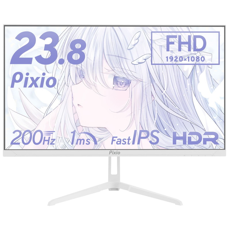 PX248WAVEW-O』Pixio PX248 Wave White 23.8型 ゲーミングモニター