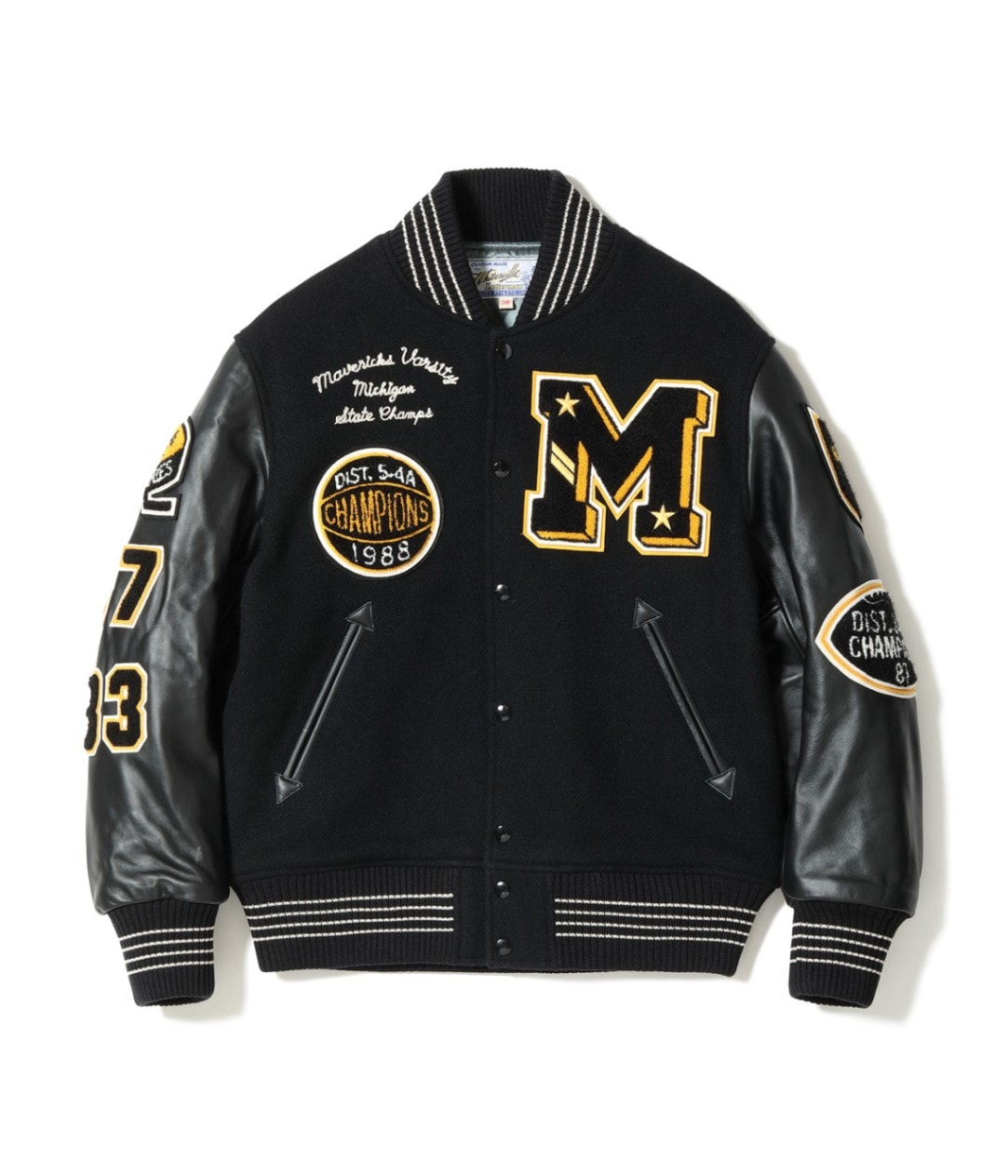 Lot No. WV15605-119 / 30oz. WOOL MELTON AWARD JACKET “MAVERICKS