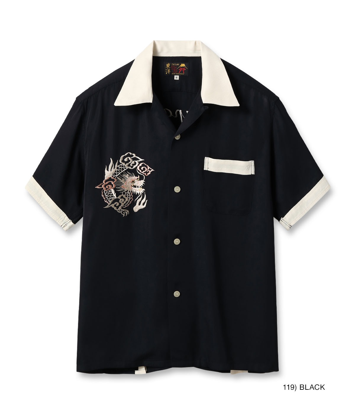 Lot No. TT39303 / SUKA BOWLING SHIRT “DRAGON & JAPAN MAP” - TAILOR