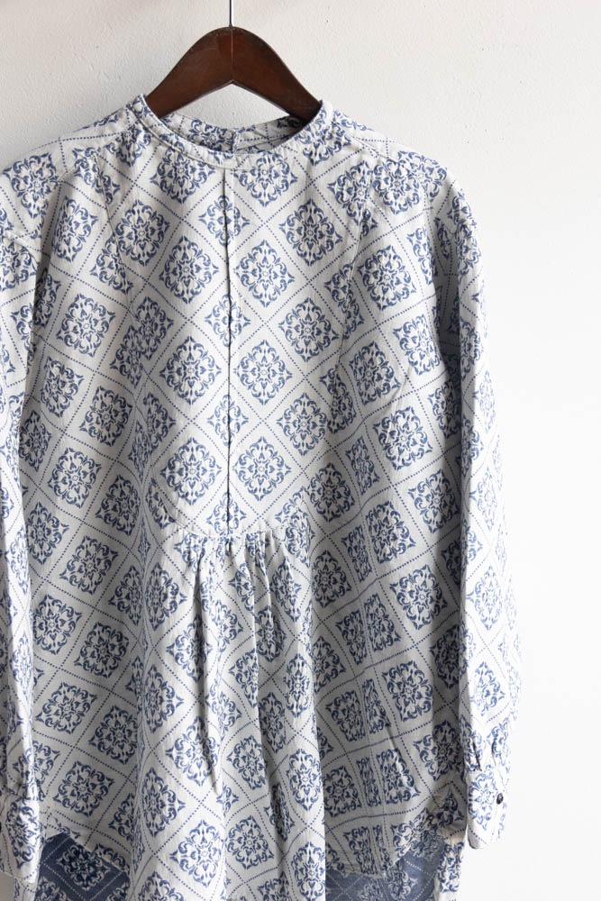 OUTIL ウティ | CHEMISIER CORSIER Col : ECRU/INDIGO 公式通販