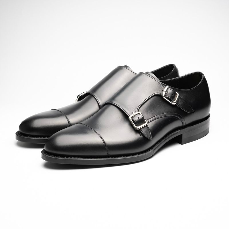 トレーディングポスト TP1992 BLACK モンクストラップ メンズ