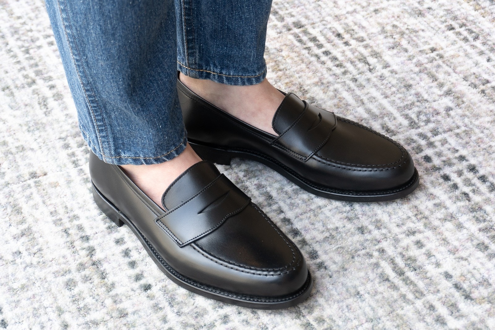 クロケット＆ジョーンズ ボストン2|BOSTON 2 BLACK ローファー メンズ