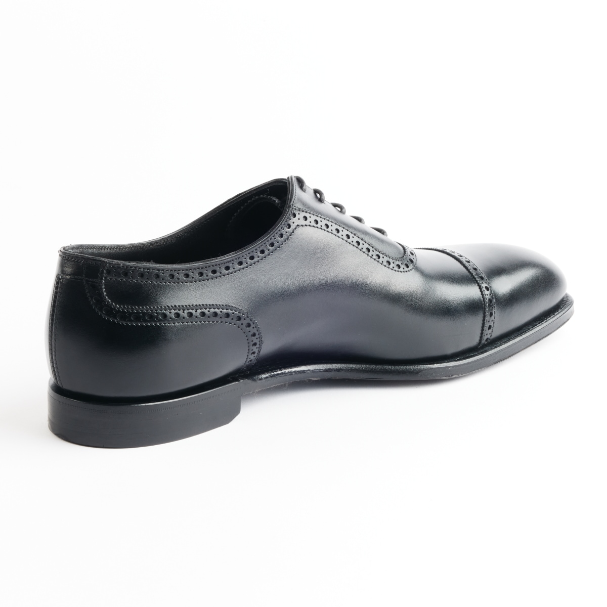 クロケット＆ジョーンズ アルバニー5|ALBANY 5 BLACK パンチドキャップ