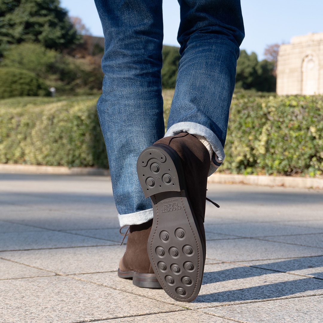 クロケット&ジョーンズ チャートシー|CHERTSEY DARKBROWN プレーントゥ