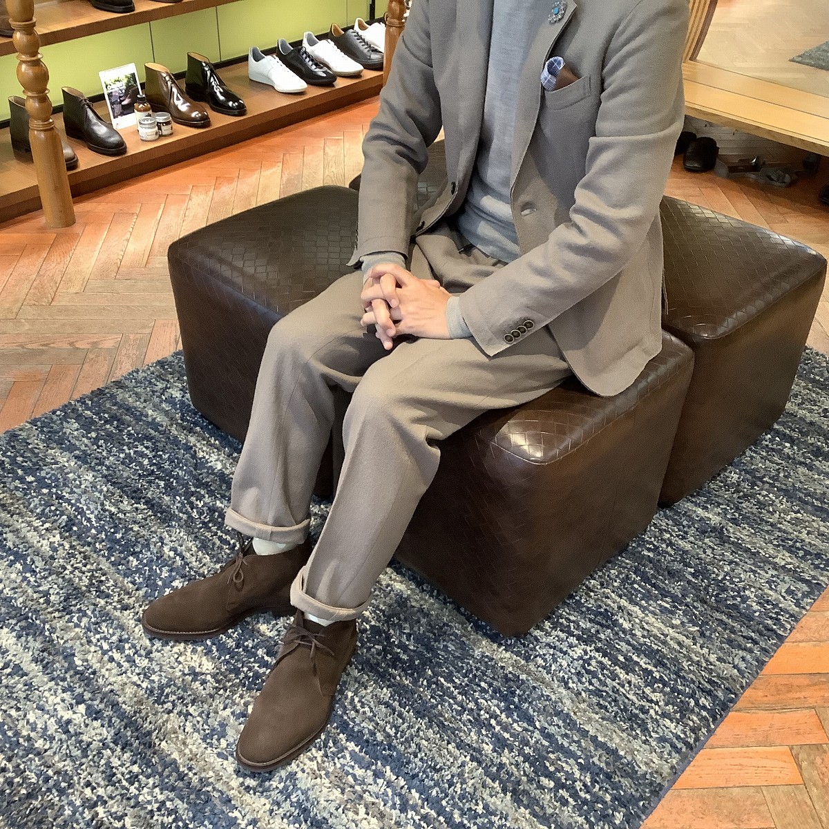 クロケット&ジョーンズ チャートシー|CHERTSEY DARKBROWN プレーントゥ