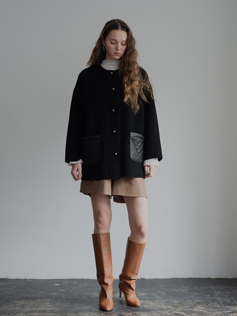 ダブルフェイスウールコート | Outer | | TREFLE＋1（トレフルプラスワン）