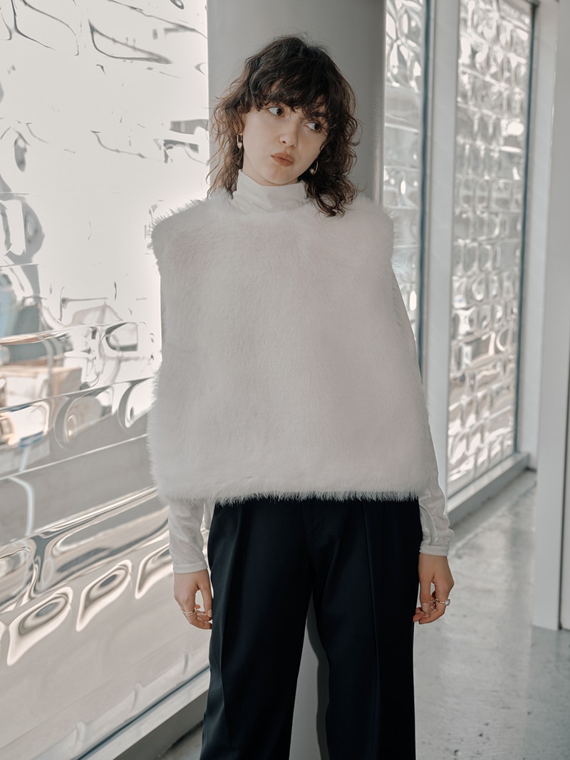 ふわふわベスト | Outer | | TREFLE＋1（トレフルプラスワン）