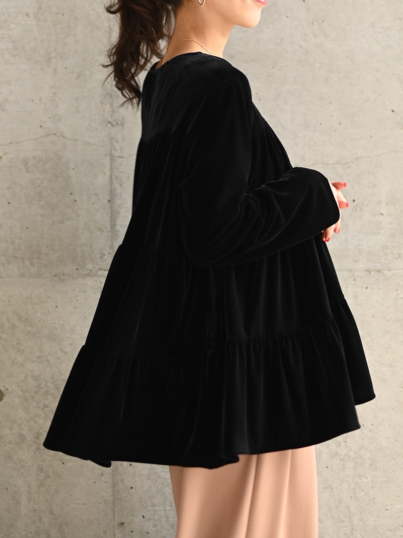 ベロアフェアリートップス | Tops,トップス | | TREFLE＋1（トレフル