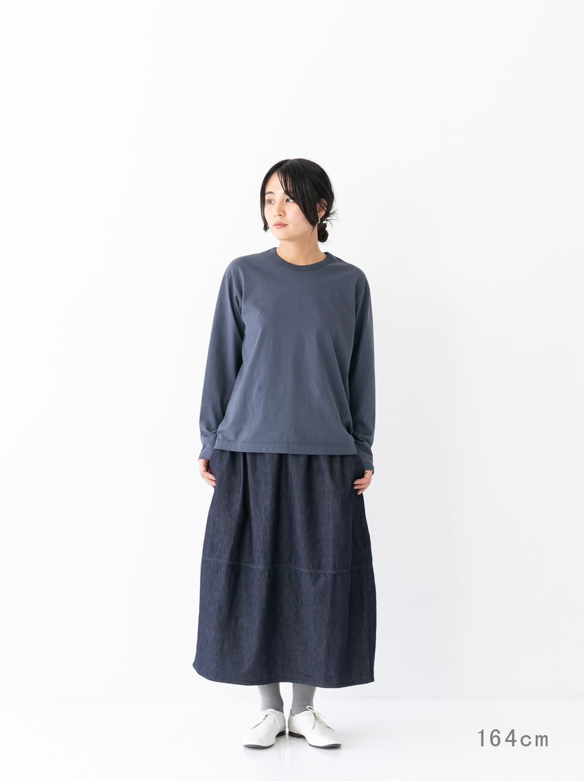 6ozデニム コクーンスカート P70631 prit | prit,ボトム | TRIP