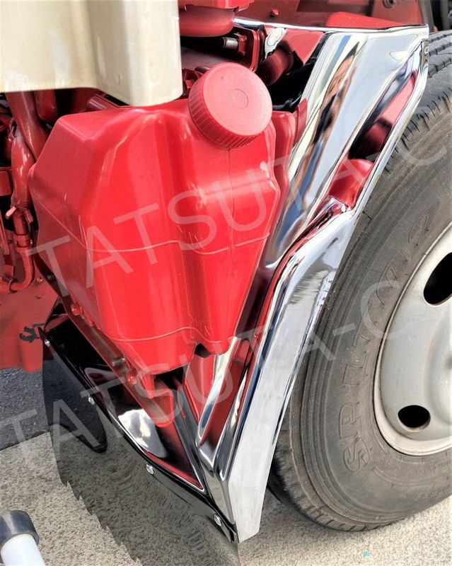 メッキ マッドガード 泥除け フラップ付き 左右セット いすゞ 07エルフ