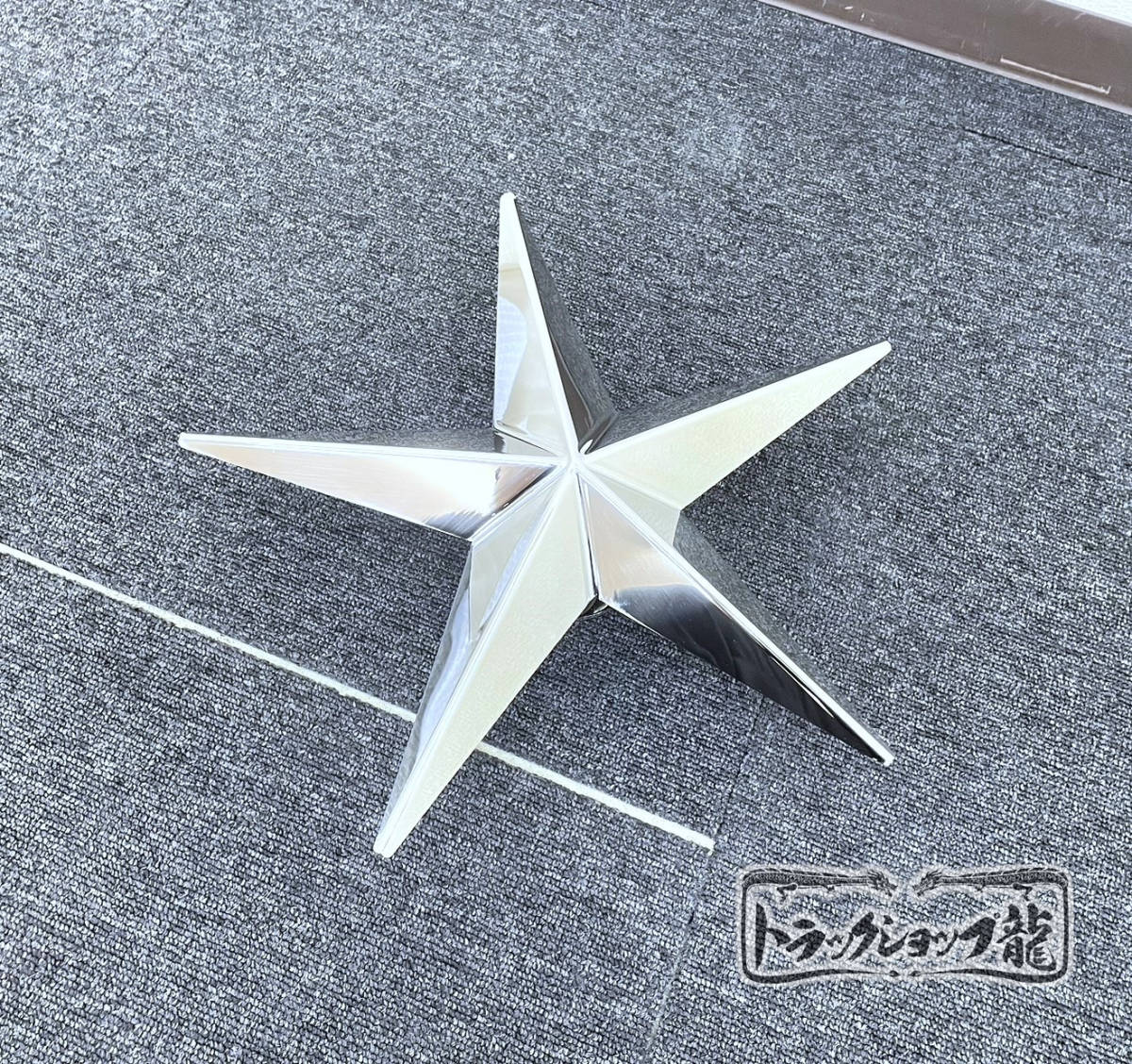 鏡面ステンレス 【16インチ】 星型 ホイールスピンナー 3穴 2個セット