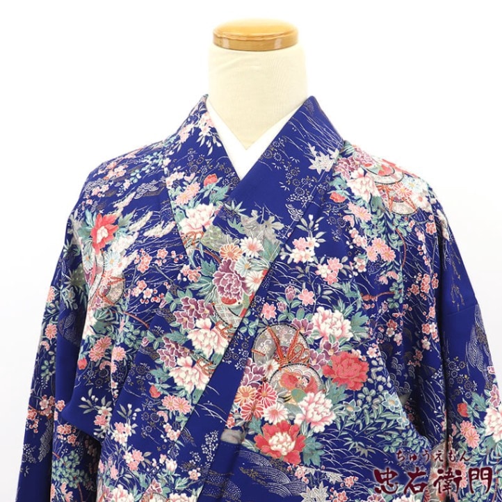 春一番の日に着たい色】【中古】 小紋 小紋着物 こもん レディース