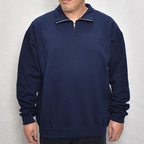 Jerzees/Quarter Zip Cadet Collar Sweatshirt（ジャージーズ ハーフ