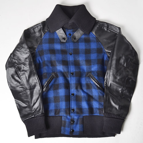 Skookum×US/Donkey Collar Check Jacket（スクーカム×アス スタジャン