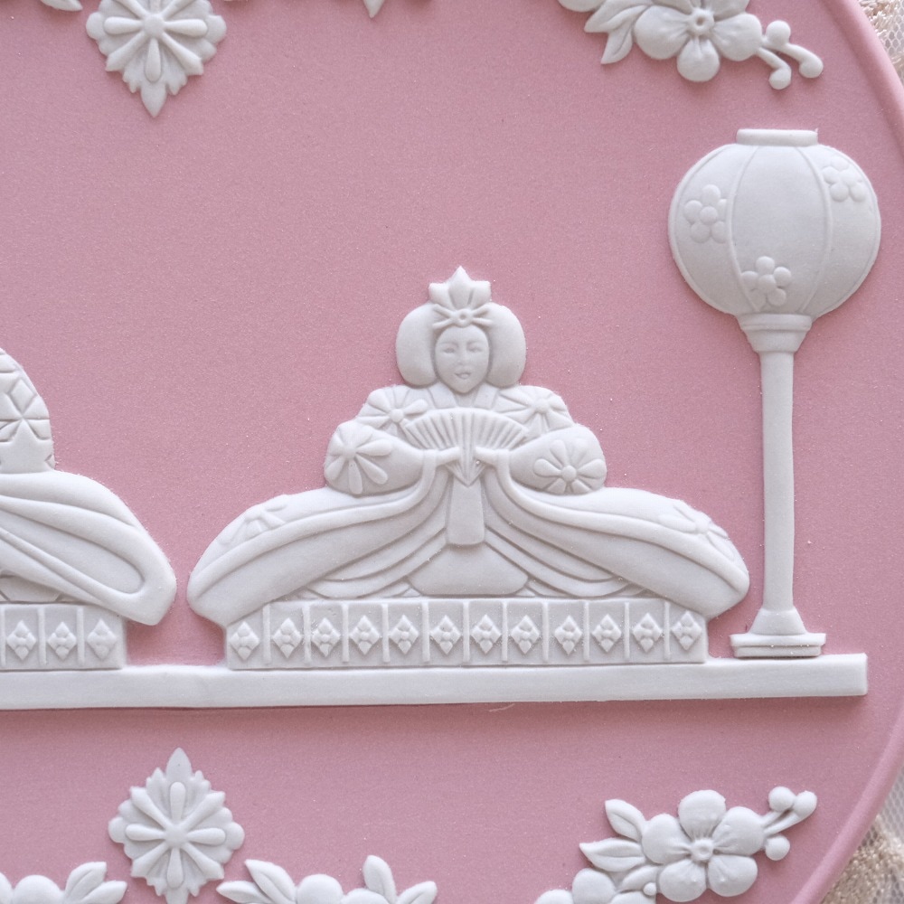早割】WEDGWOOD ウェッジウッド ジャスパー 雛ドール プレート お雛様