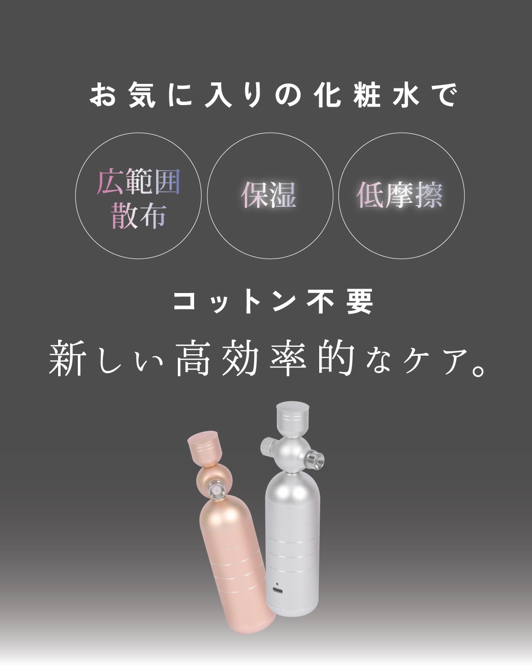 ミスト フェイスミスト 美顔器 微粒子ミスト ハンディミスト マイクロ