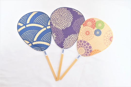 熊本県からの贈り物 来民渋うちわ 仏扇 伊勢型 《カラフル花火》