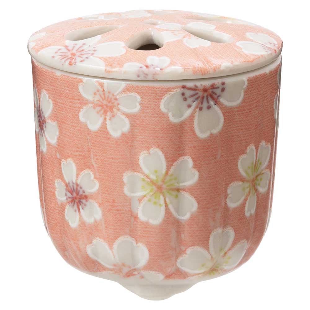 瀬戸焼 ミニ香炉 桃花 お香 練香 香木 空薫 インテリア 愛知県の工芸品