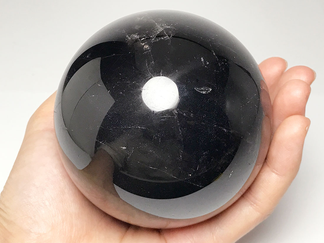 スターモリオン(黒水晶)82mm丸玉