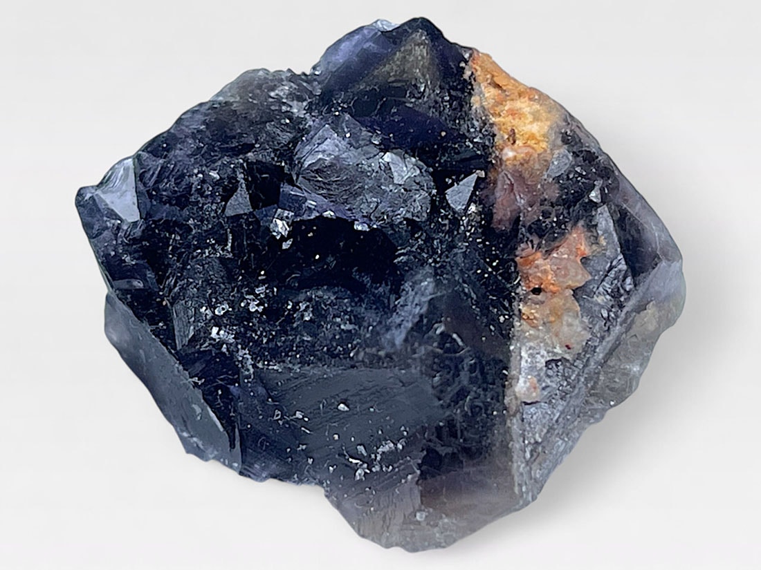 ウ*ん様 パキスタン産 バイカラー フローライト パープル ブルー 原石