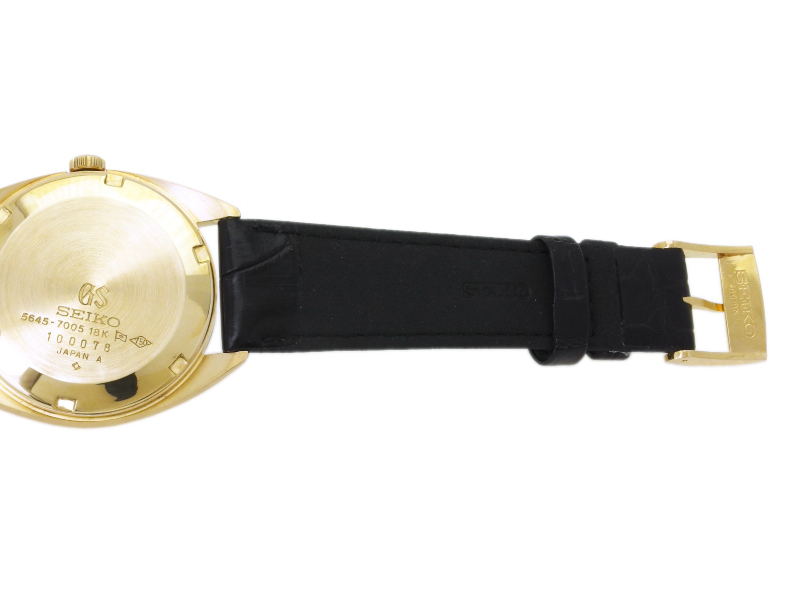 希少】グランドセイコー 5645-7005 18金無垢ケース・純正尾錠 自動巻