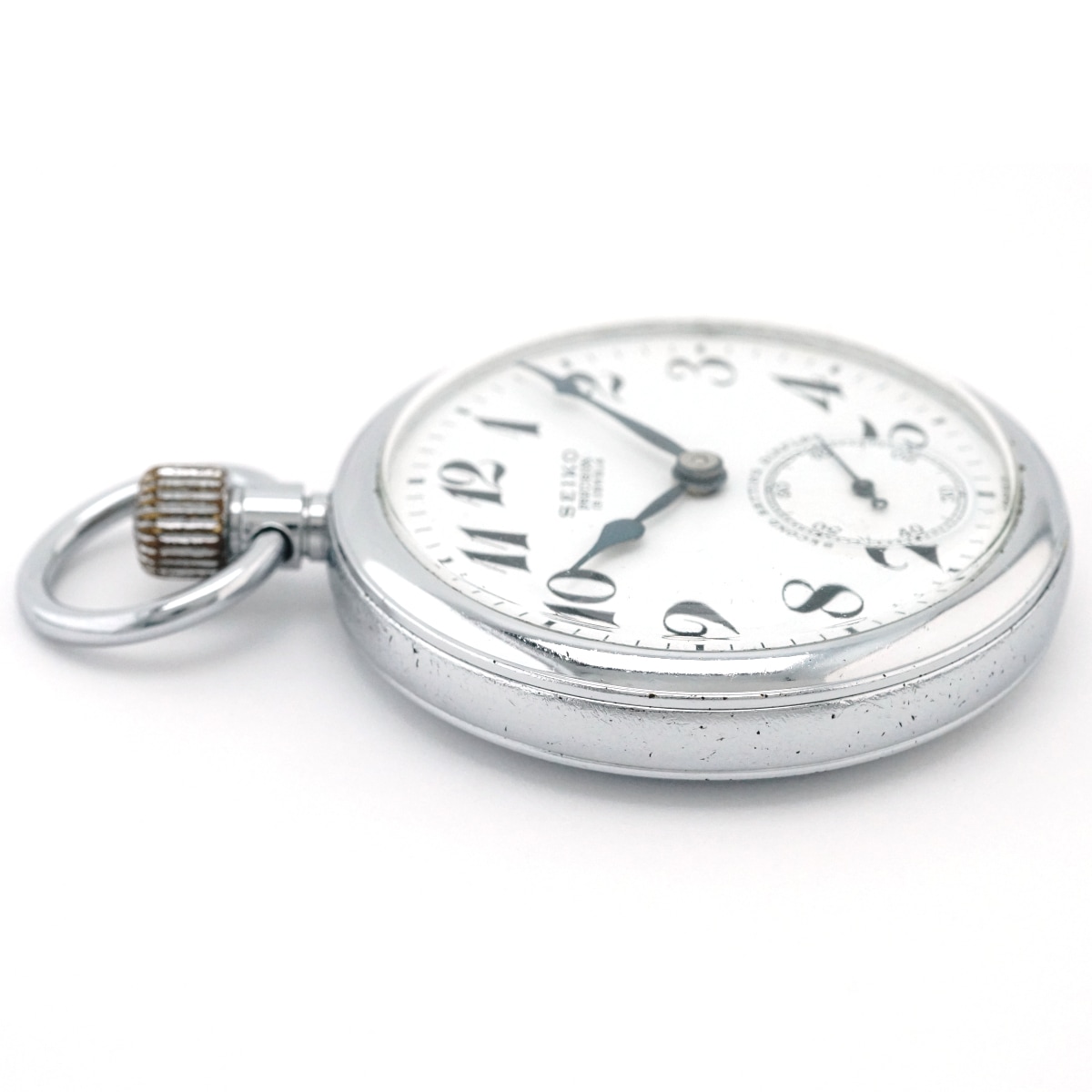 セイコー プレシジョン 懐中時計 鉄道時計 国鉄関西 青針 セコンド