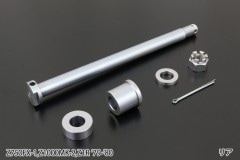 Z1/Z2,Z750A4/A5,KZ900 アクスルシャフトセット ステンレス (リア