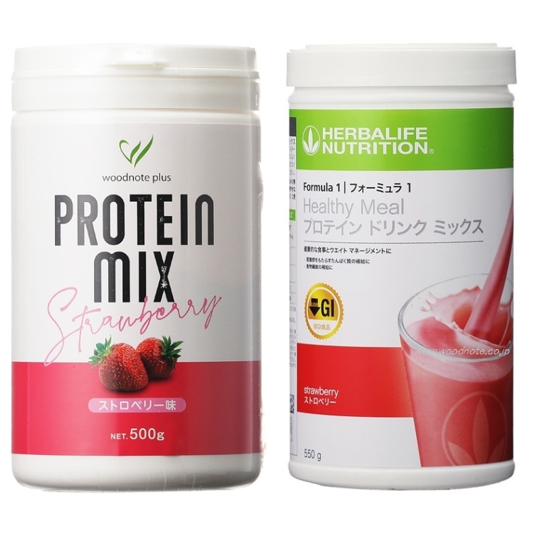 ハーバライフフォーミュラ1 (オレンジクリーム×2本とストロベリー×2