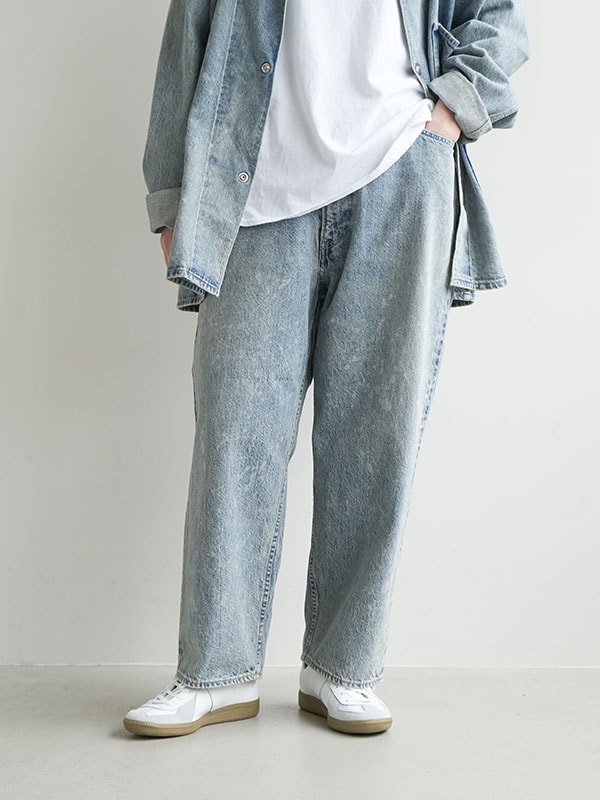 SALE 50%OFF】[TP2201F]tsuzuli(ツヅリ)EZ DENIM 5P PANTS(イージー
