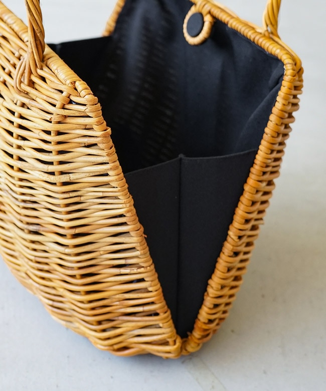 od241-0607]odds(オッズ) shell bag かごバッグ シエルバッグ アラログ