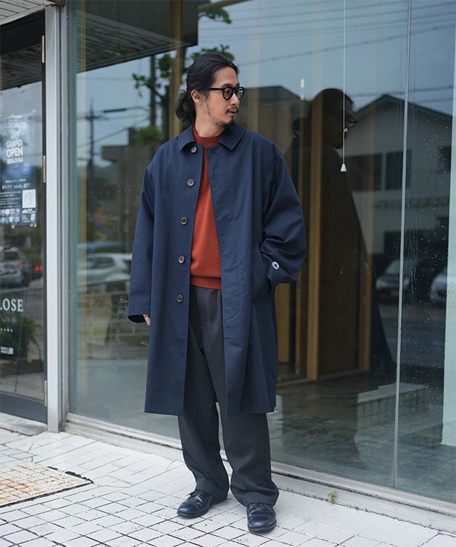 SALE 50%OFF】[2403-008]crepuscule (クレプスキュール) Moc Neck P/O