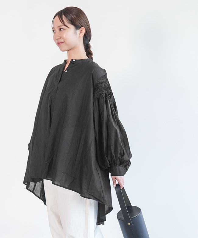 SALE 50%OFF】[3-230083]mizuiro ind(ミズイロインド) ピンタック