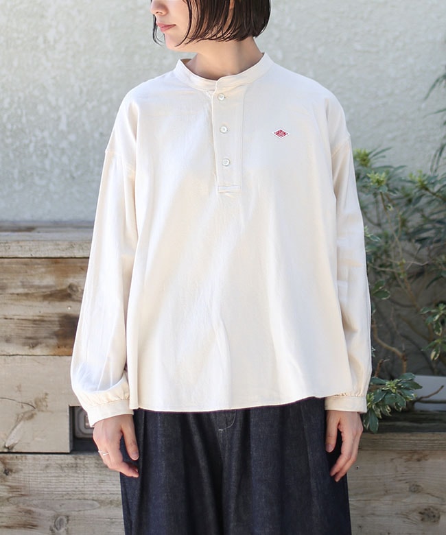 ◇[DT-B0304OCV] DANTON(ダントン) ヘンリーネックプルオーバーシャツ