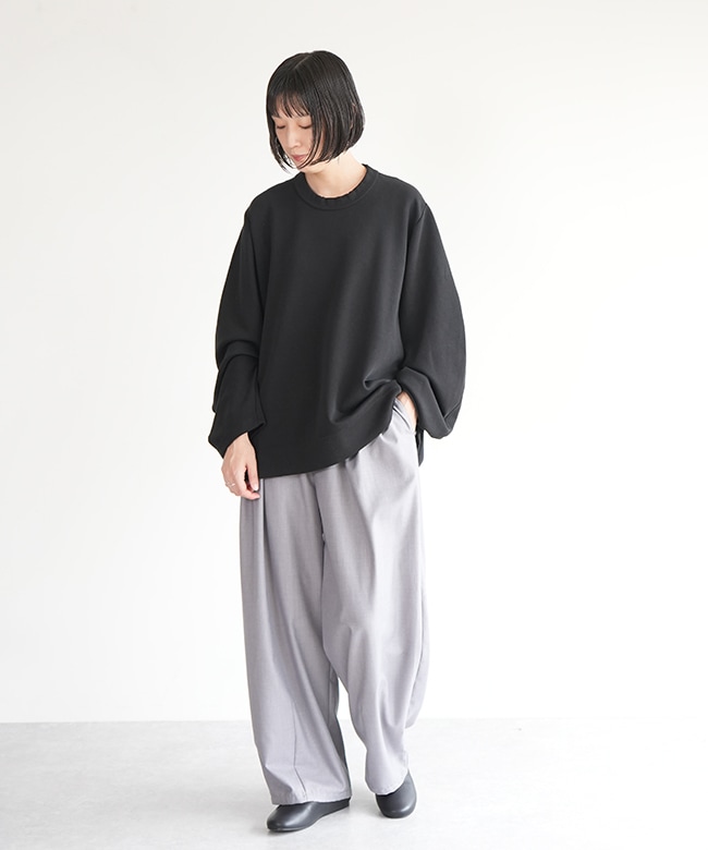 DR-FR0703PO]FIR MUM(フィルマム) FTWCTF ビッグスリーブ ニット プル