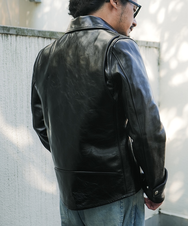 24W-SJ88]Pherrow's(フェローズ) レザースポーツジャケット メンズ