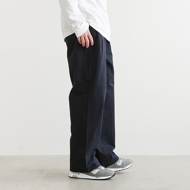 EUPT42-GA067]ULTERIOR(アルテリア)WASHED BIZEN GABARDINE TUCKED