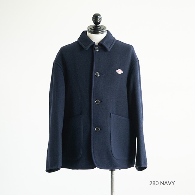 ◇[DT-A0210WLP]DANTON(ダントン) WOOL LIGHT PILE COVERALLS JACKET