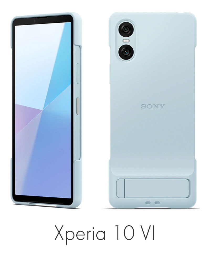 ソニー純正 Xperia 10 VI Style Cover with Stand Blue ブルー XQZ