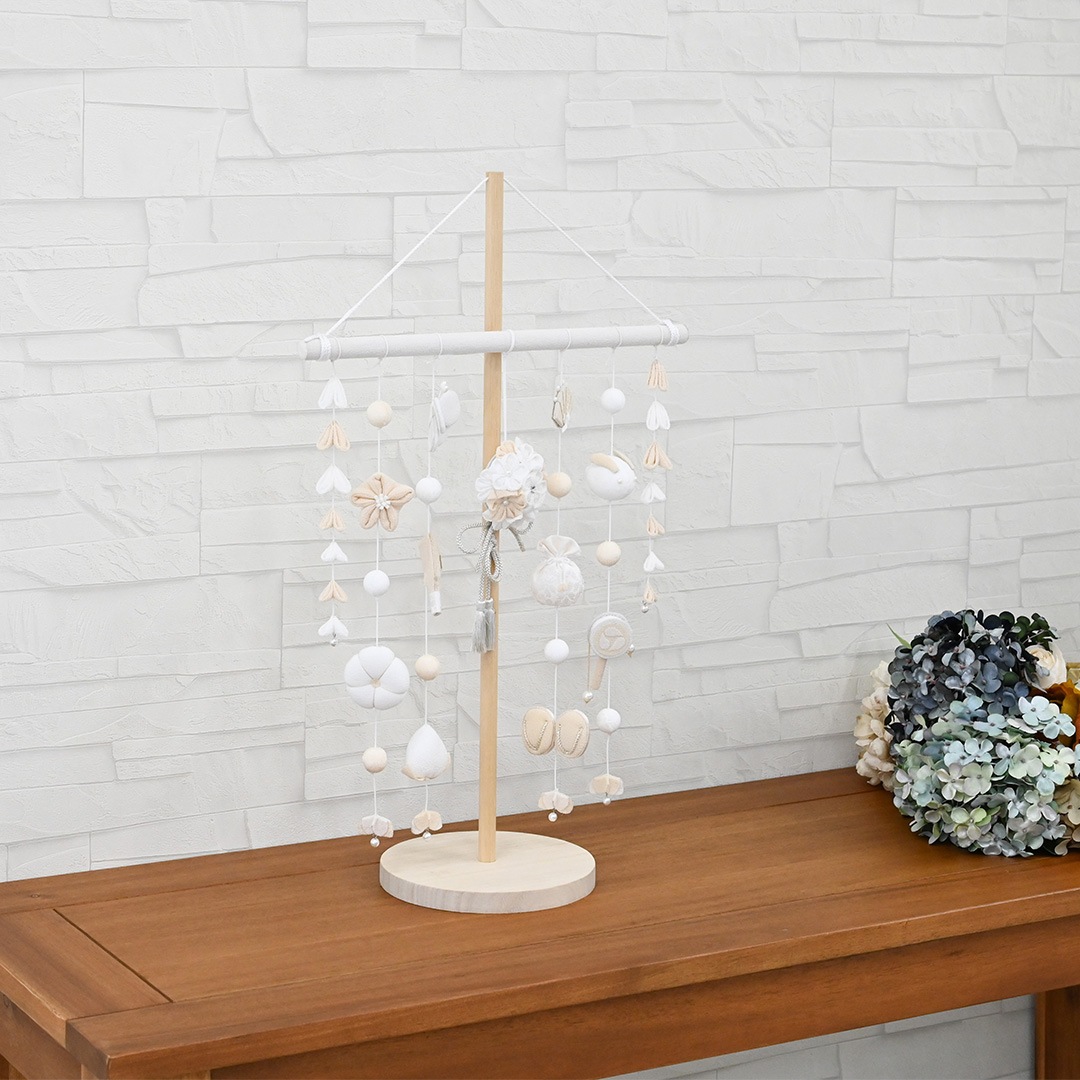 京都夢み屋【木製スタンド単品(白粋-HAKI- つるし飾り 香音用