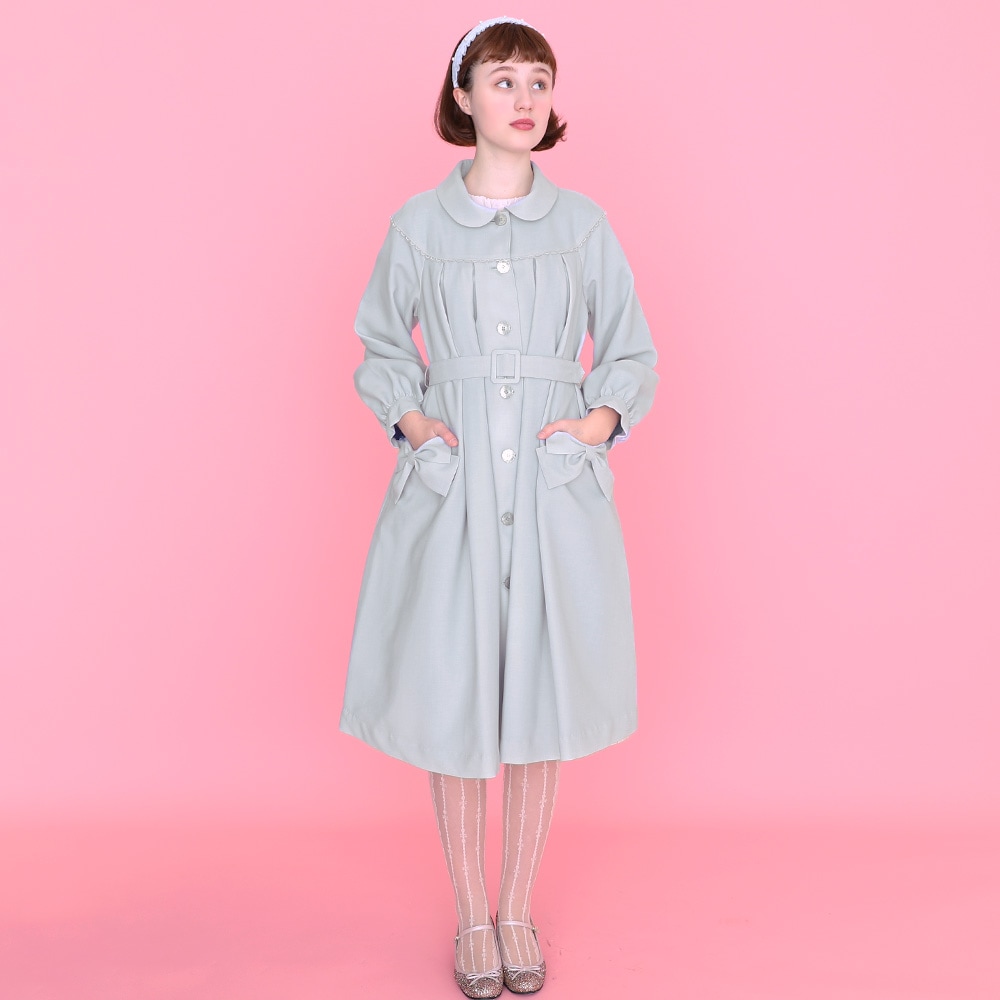 マシュマロリボンコート( Marshmallow ribbon coat ) | COAT / BLOUSON