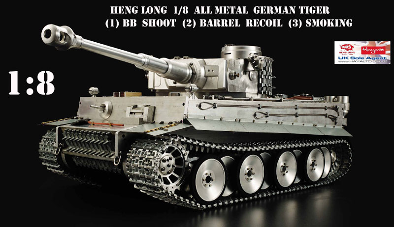 HengLong 1/8 Tiger1 フルメタルRC完成品 HengLong 1/8 Full Metal RC
