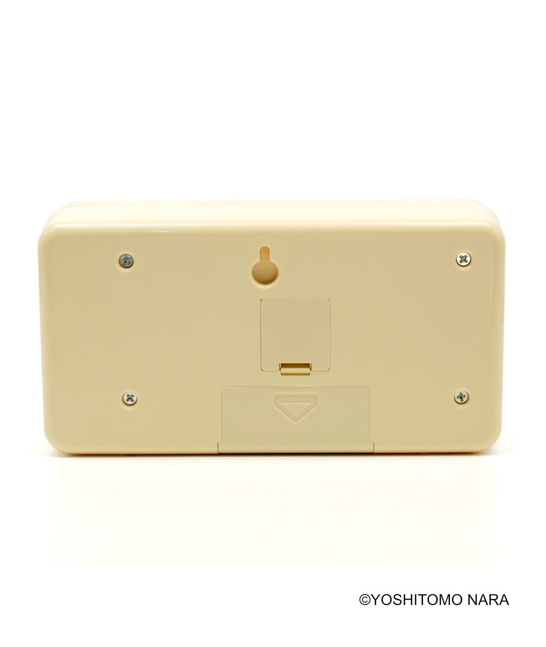 ラムフロム限定色】奈良美智 パタパタクロック WALK ON（ホワイト