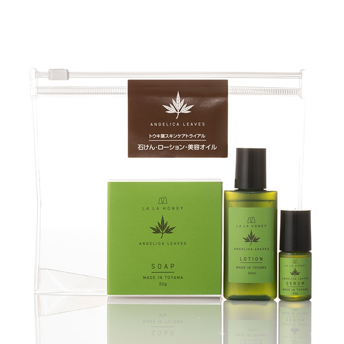 LALA HONEY トウキ葉 スキンケアトライアルセット | トウキ葉シリーズ