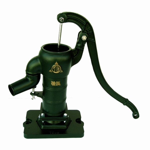 井戸ポンプ 手押しポンプ 東邦工業製 TB式共柄ポンプ 高台式+鉄製台