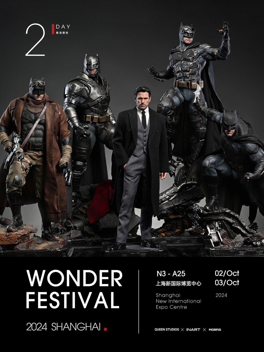 予約 Queen Studios 1/4 DC バットマン ブルース・ウェイン ( ベン