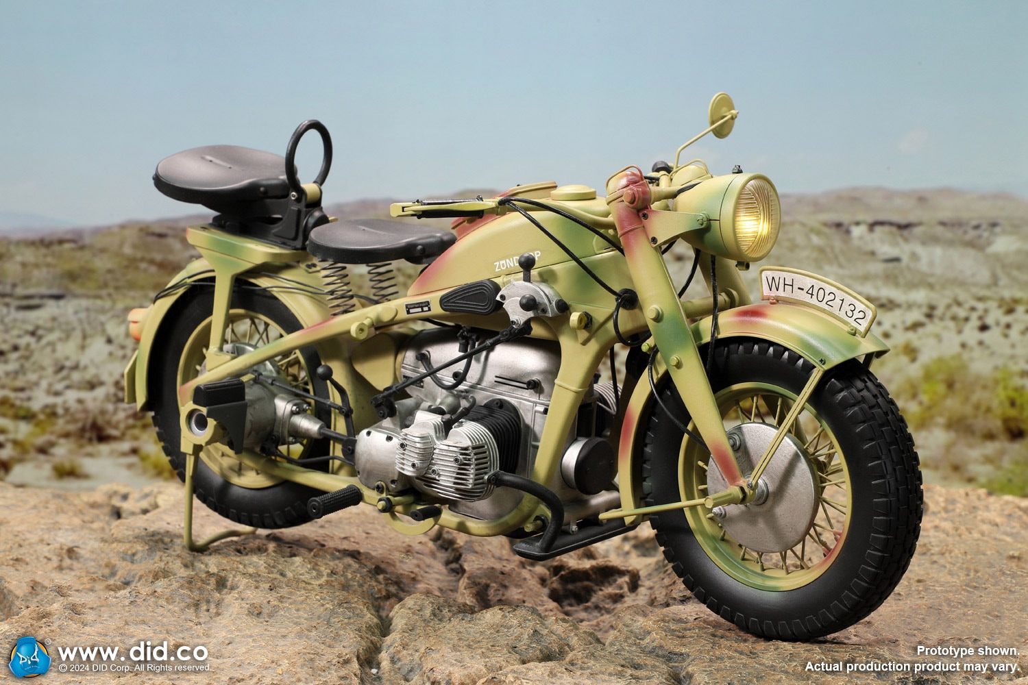 予約 DID 1/6 WWII German Zundapp KS 750 Motorcycle with sidecar