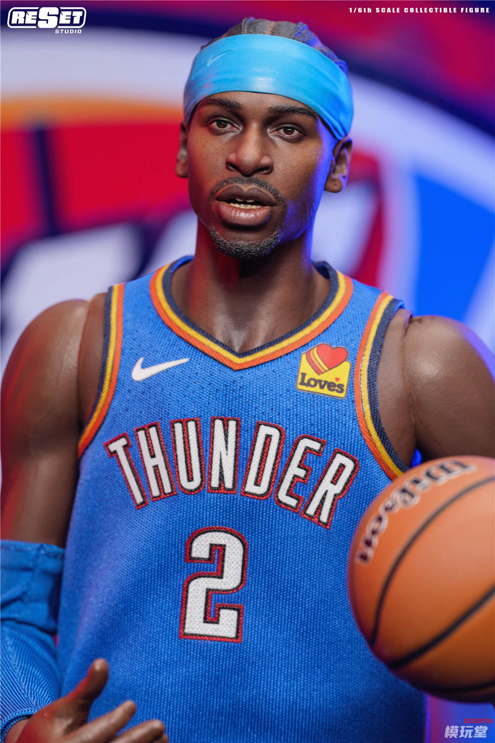 予約 Reset Studio 1/6 NBAシリーズ オクラホマシティ・サンダー 優勝