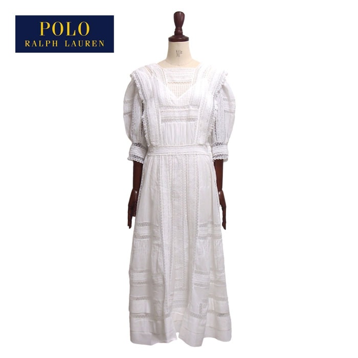 ラルフローレン ポロ レディース レース マキシ ワンピース ドレス