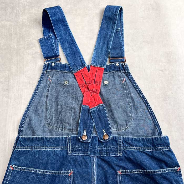 VINTAGE 50'S PAYDAY DENIM OVERALL LOW BACK STYLE ヴィンテージ 50